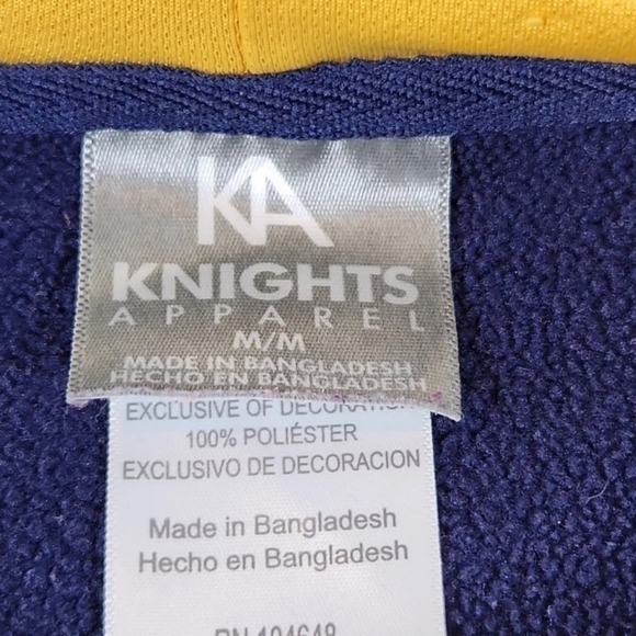 Wvu West Virginia Mountaineers Men's Knight's Apparel KA Full Zip Jacket M NCAA - Picture 3 of 6
